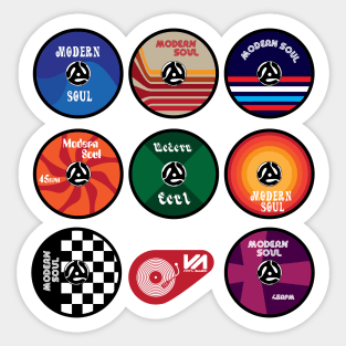 Modern Soul 45's Sticker